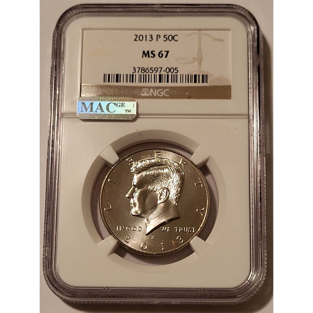 2013 P Kennedy Half Dollar MS67 NGC